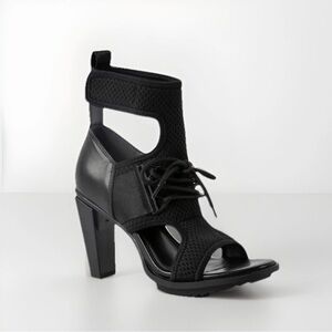 UNITED NUDE Lev Nomad Black Hi Heels EU 39 Luxury Designer Sandals